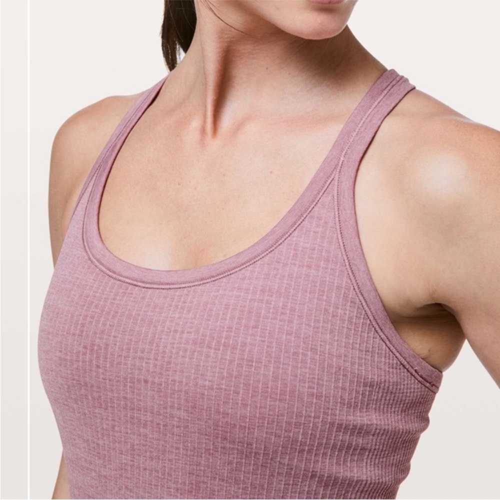 CROP Lululemon Ebb to Street tank 8